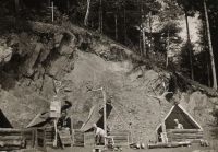 The Blátivý dolík (Muddy Vale) camp