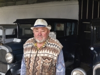 František Jiříček in his museum in 2025