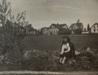 Mother in Liberec, 1949