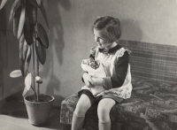 Ivanka Fišerová, 1953 (photographed by her father)