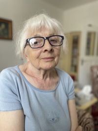 Anna Kroulová during the interview, 13 June 2025, Malé Hradisko