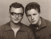 Ladislav Drahoš (right) and Petr Koreček, Pardubice, early 1970s
