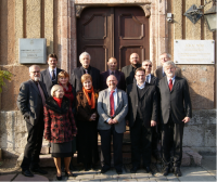 Komárno, 2010, meeting with the leadership of the Reformed Church in Slovakia