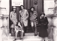 Witness with friends, Přelouč 1977