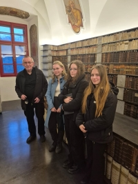 Gymnasium Vlašim team with Jáchym Jaroslav Šimek after the shooting