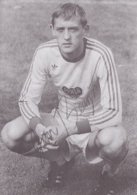 Jan Berger in the shirt of Dukla Prague, 1978