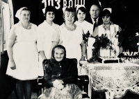 Nuns from the retirement home with the jubilarian