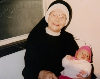 Matinka with granddaughter of Oldřiška Št'ávová