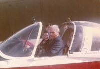 Josef Hýbler with his wife Ludmila, née Dvořáková, in Great Britain