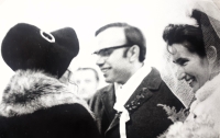 Ludmila Müllerová's wedding, 1971
