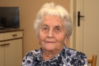 Marie Volovská during recording, February 2026