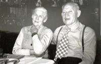 Parents Karel Mrázek and Marie Mrázková in 1983