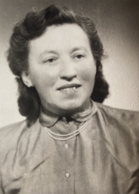 Witness's mother Marie Soukupová, 1956