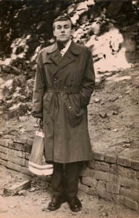 Zbyšek Sion in Brno, 1956