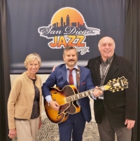 Josef Šedivec on the right, his wife Bonnie on the left