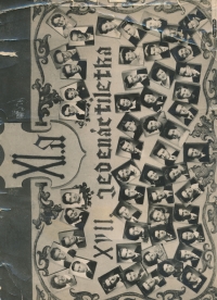 Eleven-year secondary school photo board