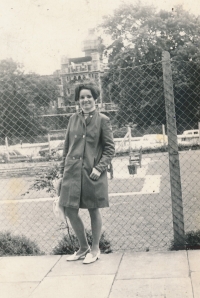 Vladimíra Čermáková in London, 1970