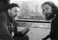 Journey to Prague: Egon Bondy and Karel Novotný, 1990s