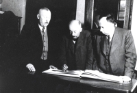 Druhá generace firmy Petrof - Jan, Antonín a Vladimír