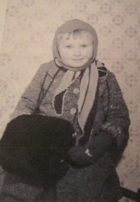 Ludmila Sochorová, nee. Augustinová, 1930s, Bohdalov