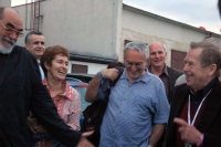 2008 At the Pohoda festival with Václav Havel