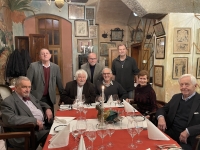 2022 Prague. From the left Knieža Schwarzenberg László Szigeti Petr Pithart Rastislav Káčer Martin Bútora Martin M. Šimečka Zora Bútorová Rudolf Chmel