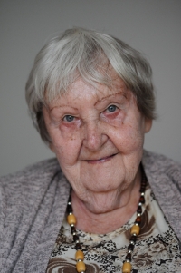 Ludmila Sochorová during the filming of an interview for Memory of the Nations, 7 August 2025, Jihlava