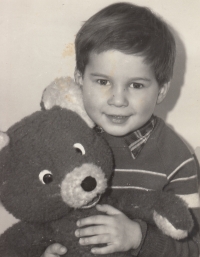 At a kindergarten, late 1970s