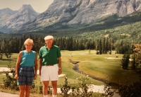 With his wife Jarmila