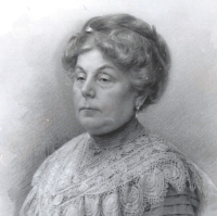 Marie Petrofová, manželka zakladatele firmy Petrof