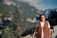 Božena Wortnerová in Yosemite National Park, USA, 2000