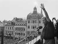 Václav Havel v Liberci, 1990
