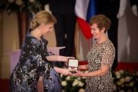 Zora Bútorová and President of the Slovak Republic Zuzana Čaputová