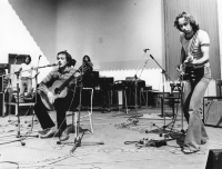 Petr Lutka and Emil Pospíšil at the festival in Chvaletice, 1981