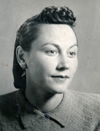 Vladimír Železný's mother Alexandra Astriabova, 1950s