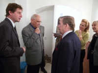 Opening of the Prague Crossroad, Zdeněk Lukeš on the left, 2004