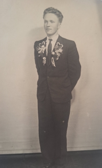Future husband of the witness Jaroslav Rajm at the age of 21
