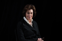 Agness Mandell during recording in 2023