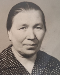 Mother of the witness Anna Mužíková, ca. 1962