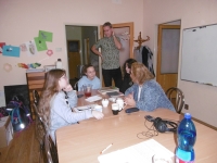 Natáčení rozhovoru s Věrou Náhlíkovou pro projekt Příběhy našich sousedů