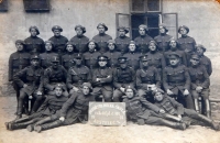 Father František Kouba at the military service during the First Republic