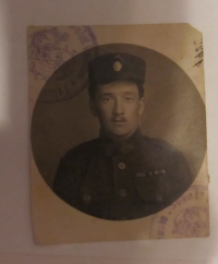 Father František Palát as a legionary