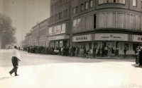 August 1968 at the former Grand Hotel in Šumperk. Author of the photo Stanislav Pavlík
