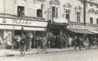 August 1968 in Šumperk. Author of the photo Stanislav Pavlík