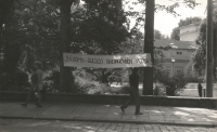 August 1968 in Šumperk. Author of the photo Stanislav Pavlík