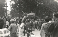 August 1968 in Šumperk. Author of the photo Stanislav Pavlík