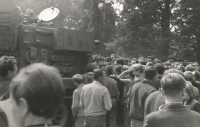 August 1968 in Šumperk. Author of the photo Stanislav Pavlík