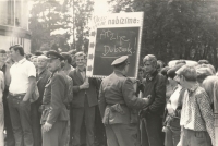 August 1968 in Šumperk. Author of the photo Stanislav Pavlík