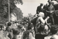 August 1968 in Šumperk. Author of the photo Stanislav Pavlík