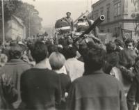 August 1968 in Šumperk. Author of the photo Stanislav Pavlík